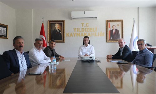 Kaymakamımız Şeref GÜLYER Başkanlığında; KÖYDES Programı Genel Değerlendirme Toplantısı Gerçekleştirildi
